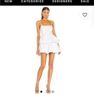 Revolve: NBD Katerina mini Dress White XS